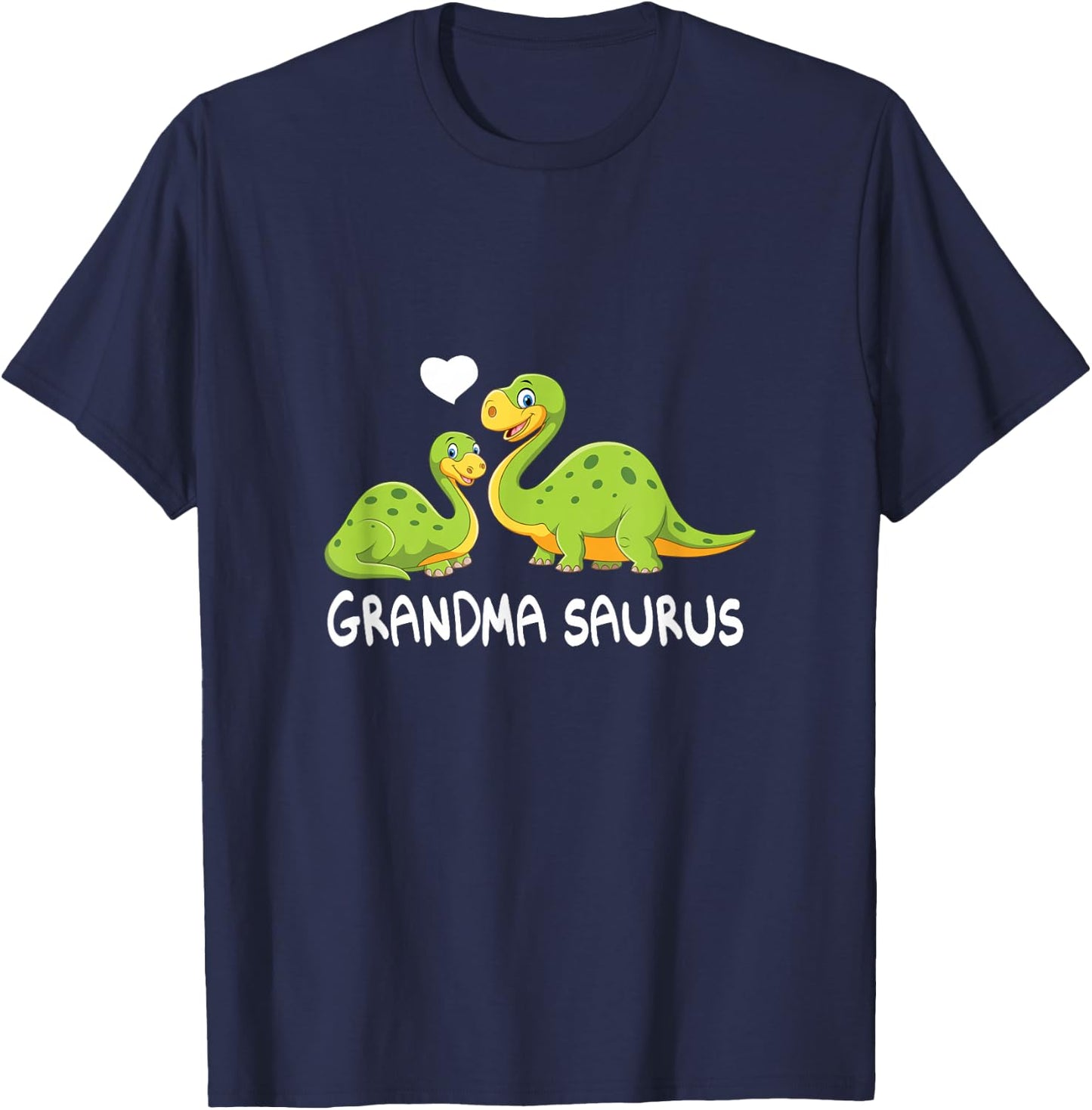 Grandma Saurus Grandmasaurus cute and funny women girls kids T-Shirt - T-Shirt | Navy