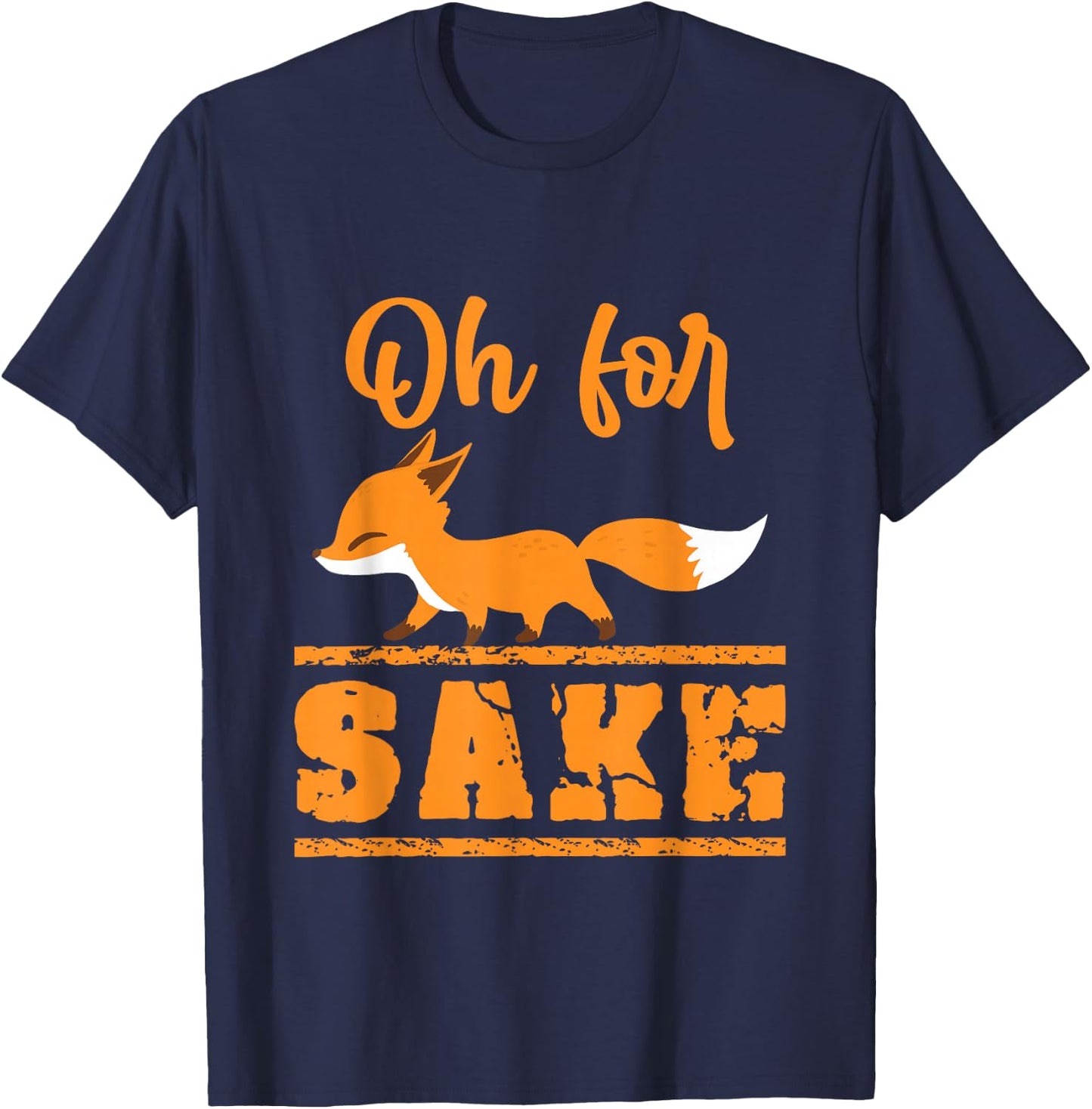 Fox Abstract Foxes Nature Wild Cute Animal Wild Wild Wild T-Shirt - T-Shirt | Navy