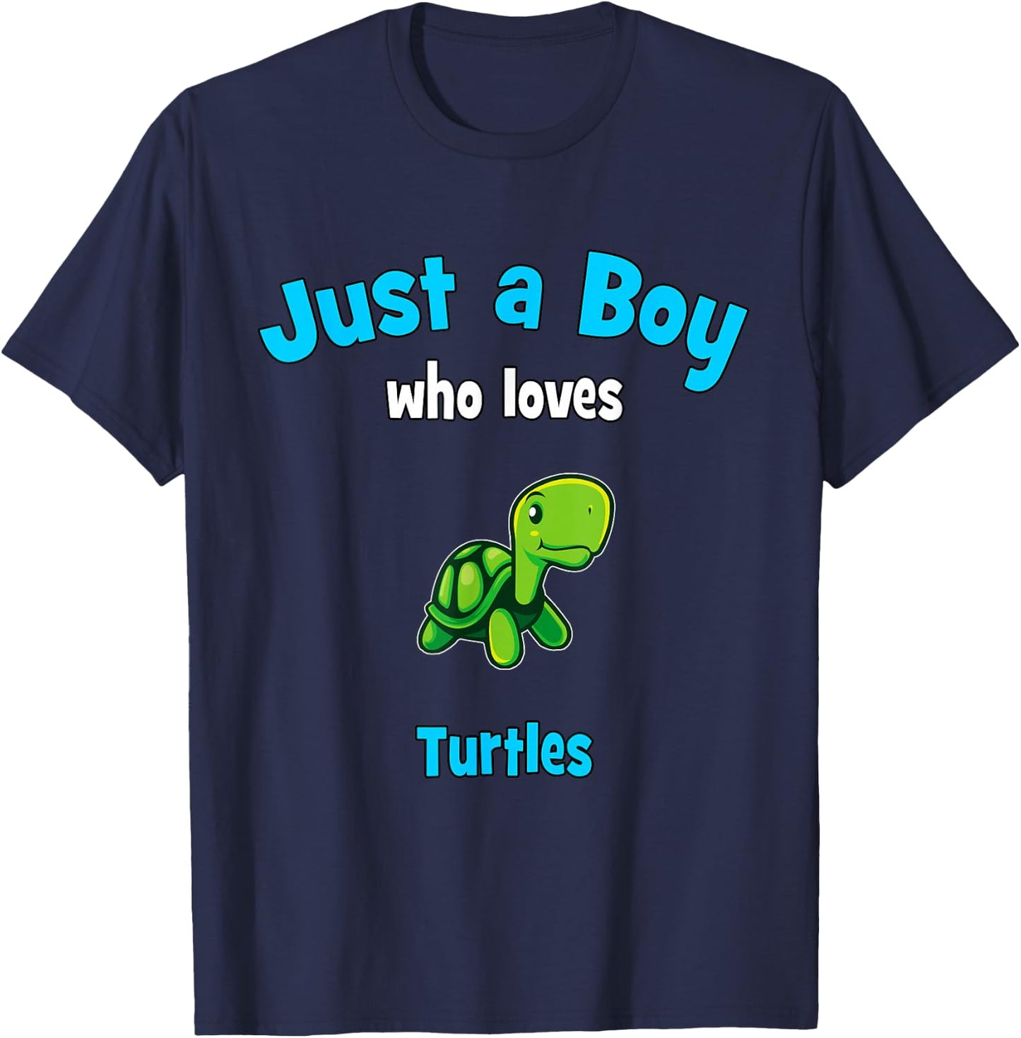Boys Turtle Shirt | Kids Turtle T-Shirt - T-Shirt | Navy