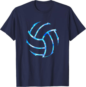 Volleyball Stuff Attire tie dye Gift a Teen Girl Player T-Shirt - T-Shirt | Navy