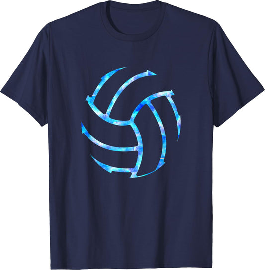 Volleyball Stuff Attire tie dye Gift a Teen Girl Player T-Shirt - T-Shirt | Navy