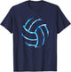 Volleyball Stuff Attire tie dye Gift a Teen Girl Player T-Shirt - T-Shirt | Navy
