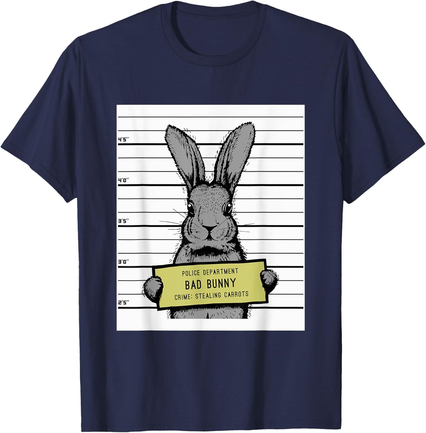 Cute Bunny Rabbit Easter Carrot Vintage For Boys and Girls T-Shirt - T-Shirt | Navy