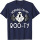 Halloween Ghost Working Booty Funny Gym Costume Men Women T-Shirt - T-Shirt | Navy