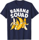 Funny Banana Design Women Kids Fruit Banana Lover T-Shirt - T-Shirt | Navy