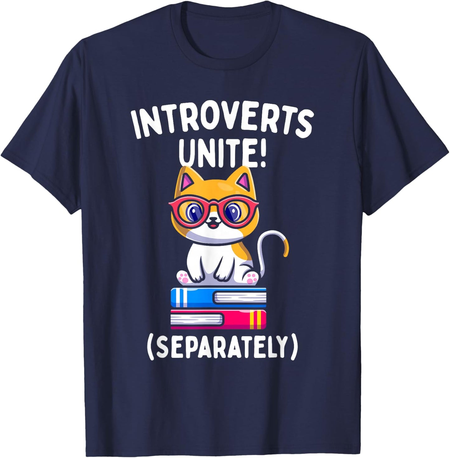 Introverts Unite Separately Ew People Introvert Antisocial T-Shirt - T-Shirt | Navy