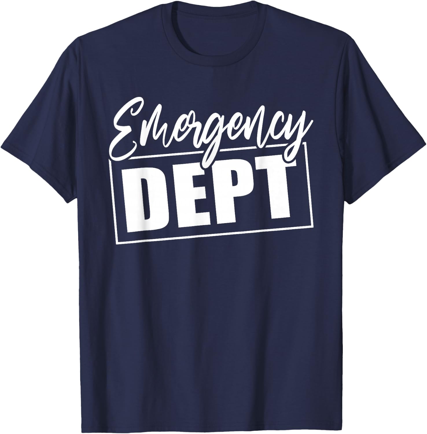 Emergency Department ER Room Emergency Nurse Nursing Women T-Shirt - T-Shirt | Navy