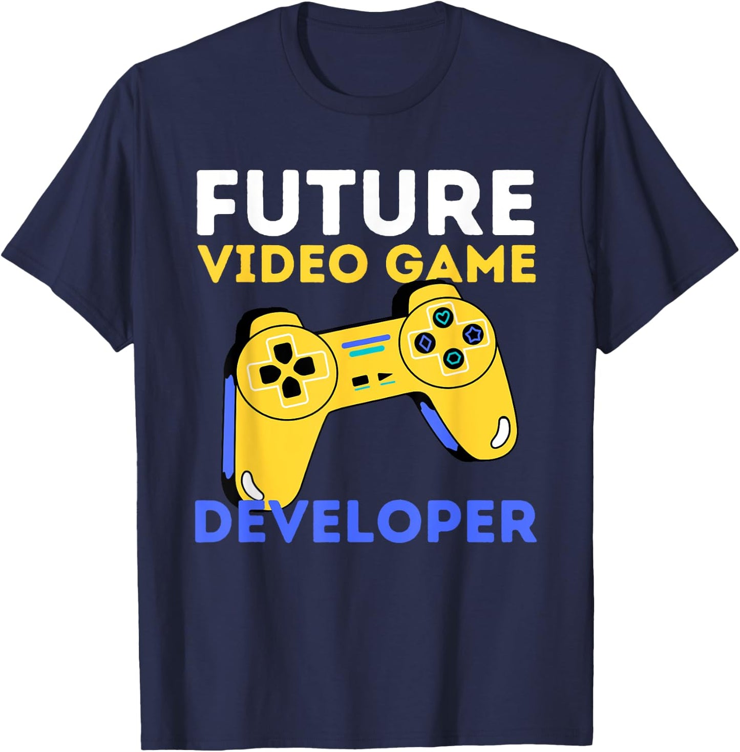 Future Video Game Developer - Game Designer & Programmer T-Shirt - T-Shirt | Navy