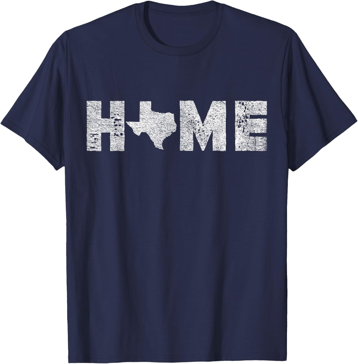 Vintage Texas is My Home | Native Texan Roots -Texas Fan T-Shirt - T-Shirt | Navy