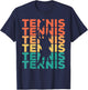 Retro Vintage Tennis Gift Tennis Players T-Shirt - T-Shirt | Navy