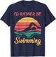 Water Rat Water Sports Hobby Swimming Club Swimming T-Shirt - T-Shirt | Navy