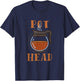 Pot Head Coffee Barista Gift T-Shirt - T-Shirt | Navy
