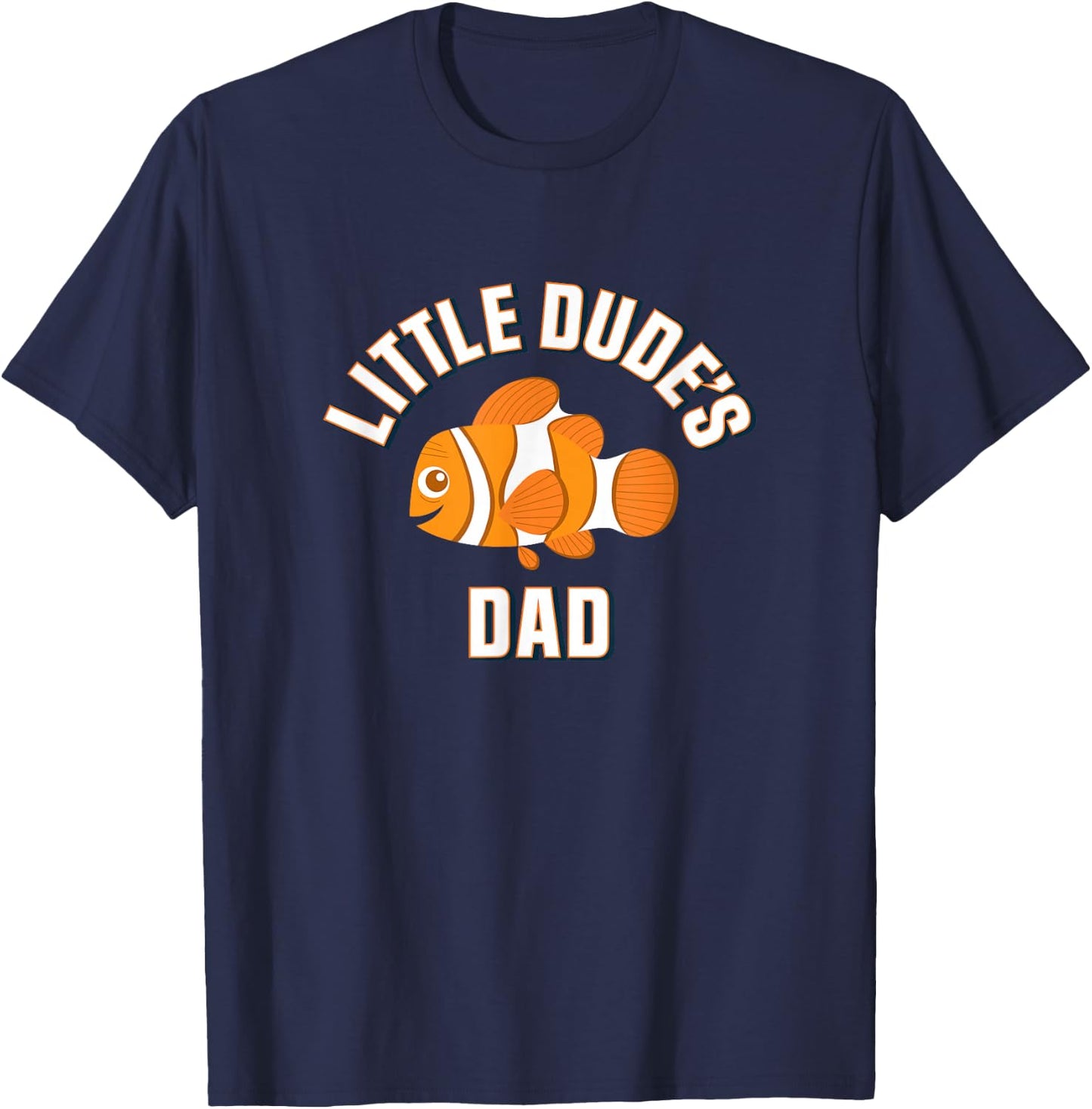 Disney Pixar Finding Nemo Father's Day Lil' Dude's Dad Logo T-Shirt - T-Shirt | Navy