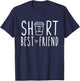 Short Best Friend Coffee Matching BFF Gifts Bestie T-Shirt - T-Shirt | Navy