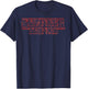 Netflix Stranger Things Neon Logo T-Shirt - T-Shirt | Navy
