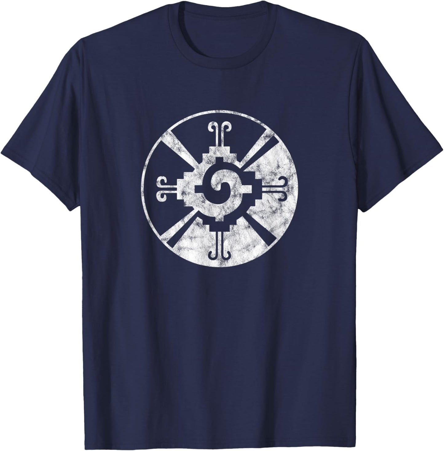 Hunab Ku, Maya, symbol, Indian, heart of the galaxy, mystic T-Shirt - T-Shirt | Navy