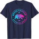 Bryce Canyon National Park Colorful Tie Dye Bear Boys Girls T-Shirt - T-Shirt | Navy