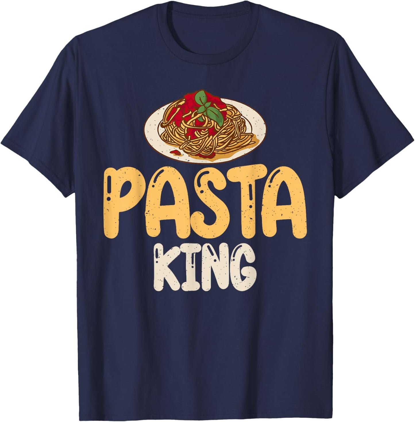 Pasta King Pasta Lover T-Shirt - T-Shirt | Navy