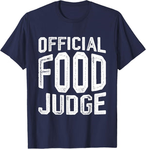 Official Food Judge T-Shirt - T-Shirt | Navy