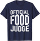 Official Food Judge T-Shirt - T-Shirt | Navy
