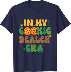 In My Cookie Dealer Era Baker Troop Leader Scout Dealer Girl T-Shirt - T-Shirt | Navy