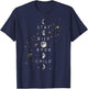 Moon Phase Design Stay Wild Moon Child T-Shirt - T-Shirt | Navy