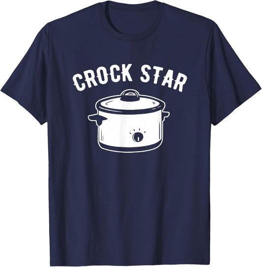 Crock Star - Crock pot cooking T-Shirt - T-Shirt | Navy