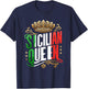 Sicilian Queen Sicily Italian Italy Girl Vacation Travel T-Shirt - T-Shirt | Navy