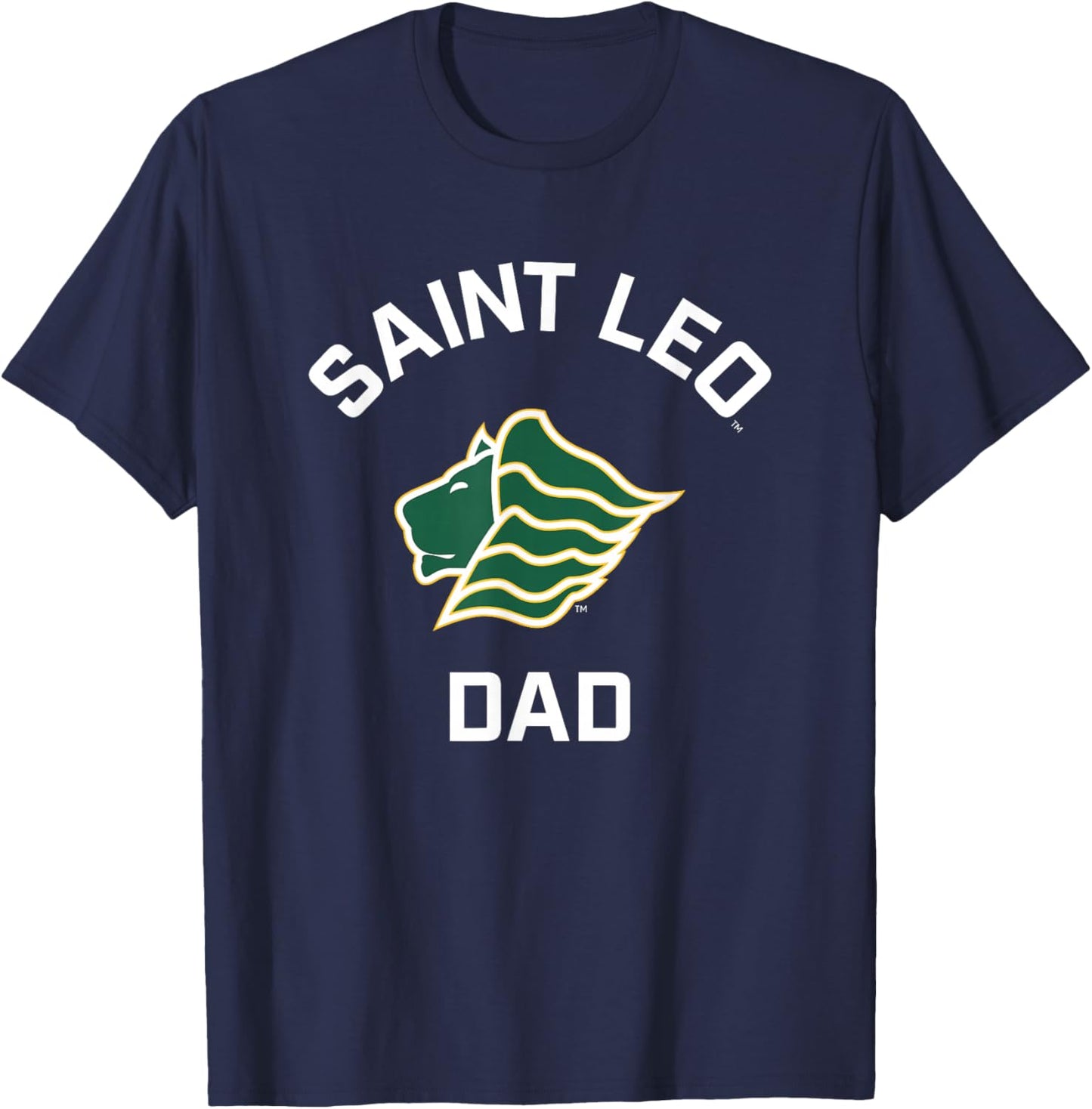 Saint Leo University Lions Arched Dad T-Shirt - T-Shirt | Navy