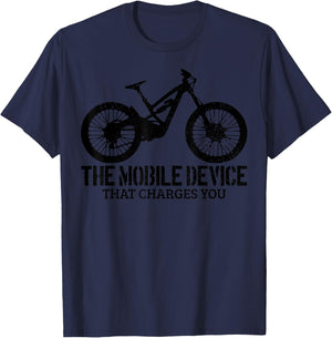 Mountain Bike MTB Downhil Biking Mountain Biker Gift Funny T-Shirt - T-Shirt | Navy