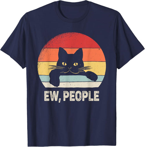 Vintage Retro Ew, People Black Cat