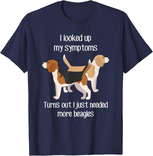 Need Beagle Dogs, Funny Cute Pet Lover Lemon Dog Mom Dog Dad T-Shirt - T-Shirt | Navy