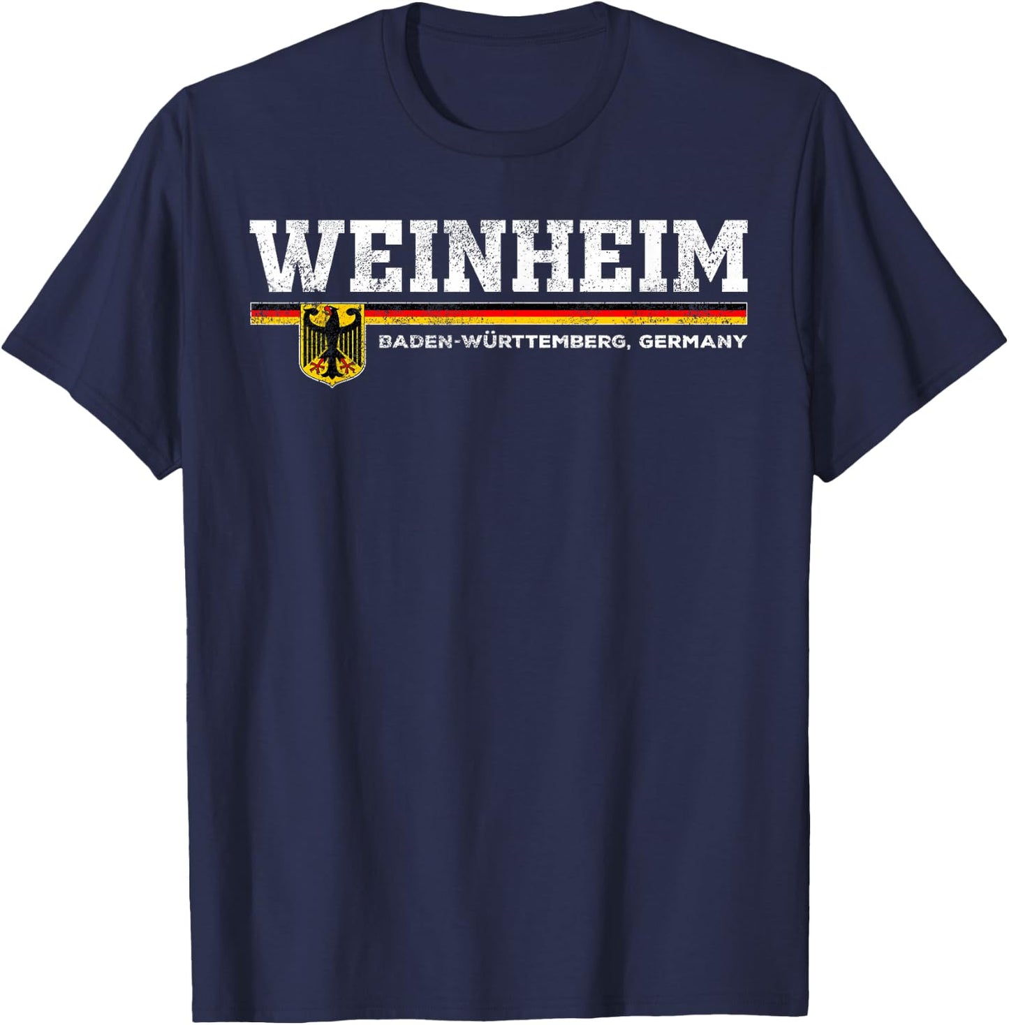 Weinheim Germany / Deutschland T-Shirt - T-Shirt | Navy