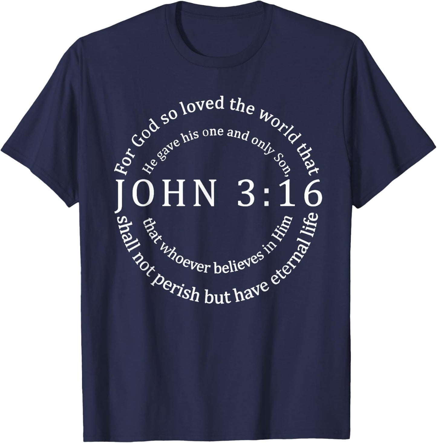 John 3:16 T-Shirt - T-Shirt | Navy