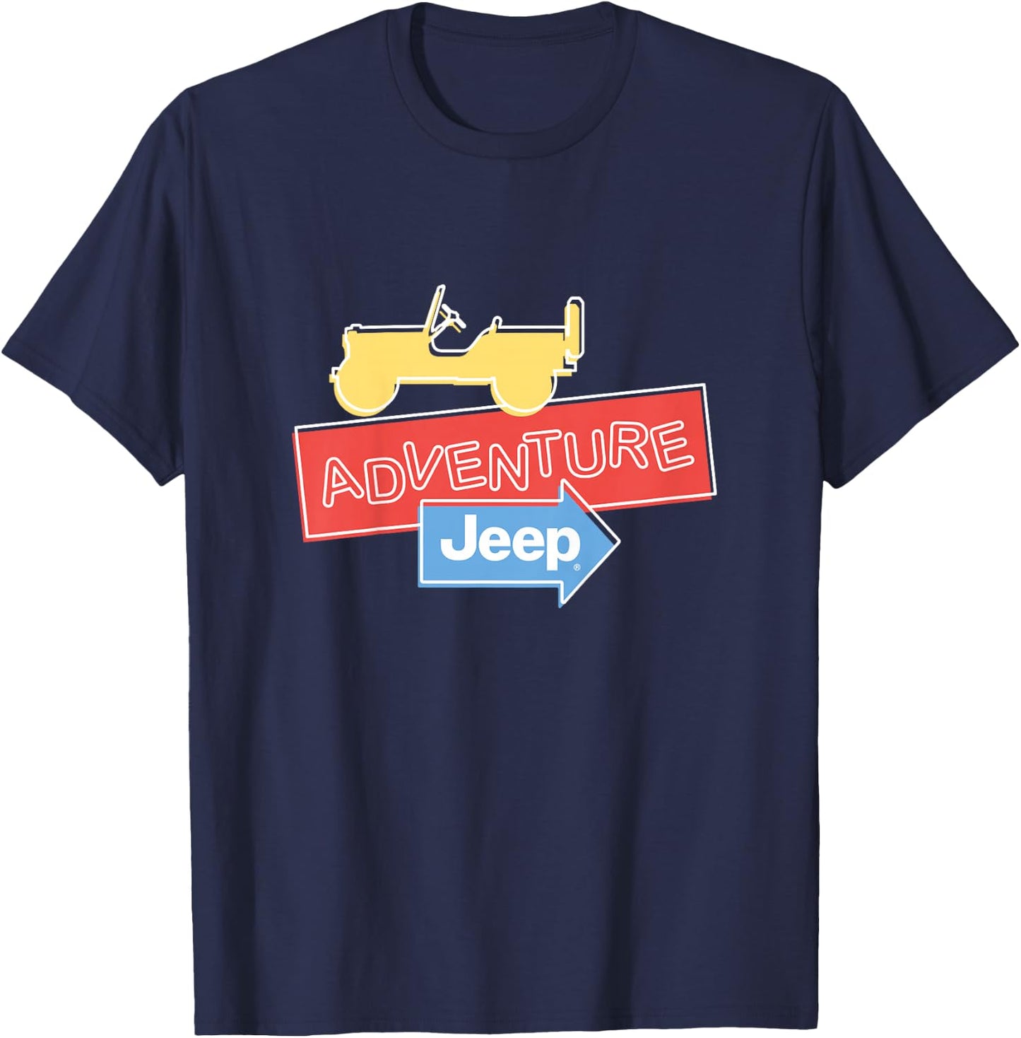 Kids J is for Jeep - Officially Licensed T-Shirt - T-Shirt | Navy