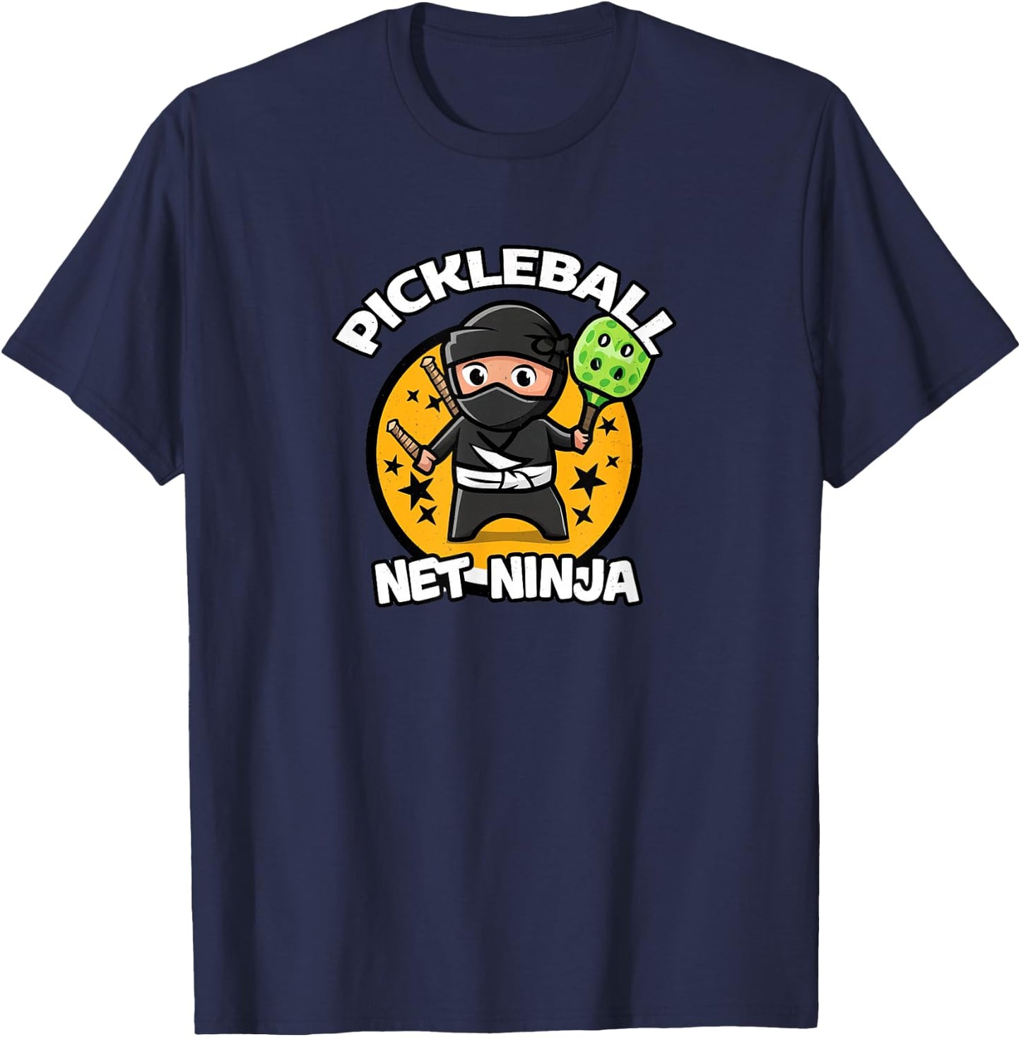 Net Ninja - for Pickleball Players T-Shirt - T-Shirt | Navy