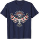 Native American Thunderbird Indigenous Peoples Day T-Shirt - T-Shirt | Navy