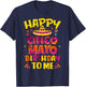 Happy Cinco de Mayo Birthday To Me Mexican Sombrero T-Shirt - T-Shirt | Navy