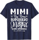 Mimi by Day, Superhero by Night (Cape Optional) T-Shirt - T-Shirt | Navy