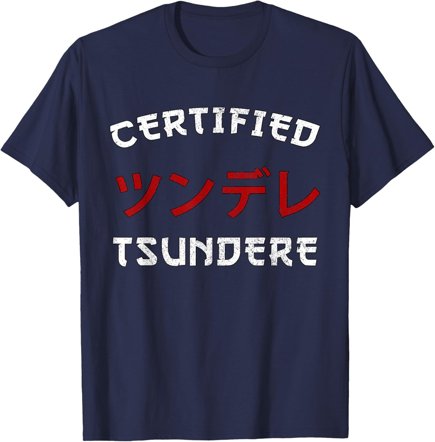 Tsundere Cosplay I Kawaii Senpai Anime Manga T-Shirt - T-Shirt | Navy