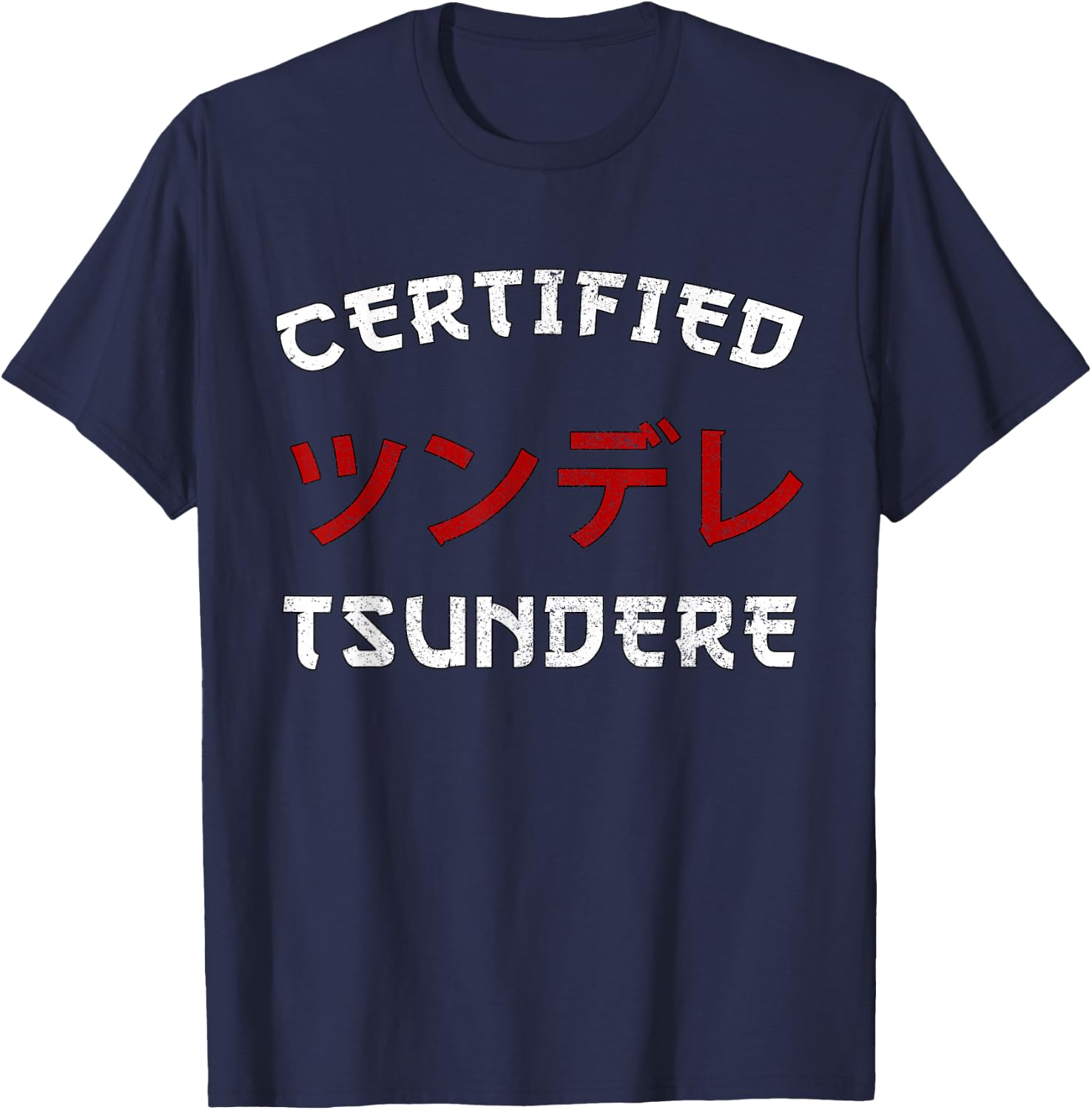 Tsundere Cosplay I Kawaii Senpai Anime Manga T-Shirt - T-Shirt | Navy