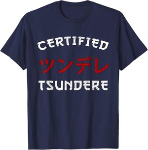 Tsundere Cosplay I Kawaii Senpai Anime Manga T-Shirt - T-Shirt | Navy