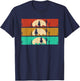 Retro Texas Rodeo Western Horseback Riding Line Dance Cowboy T-Shirt - T-Shirt | Navy