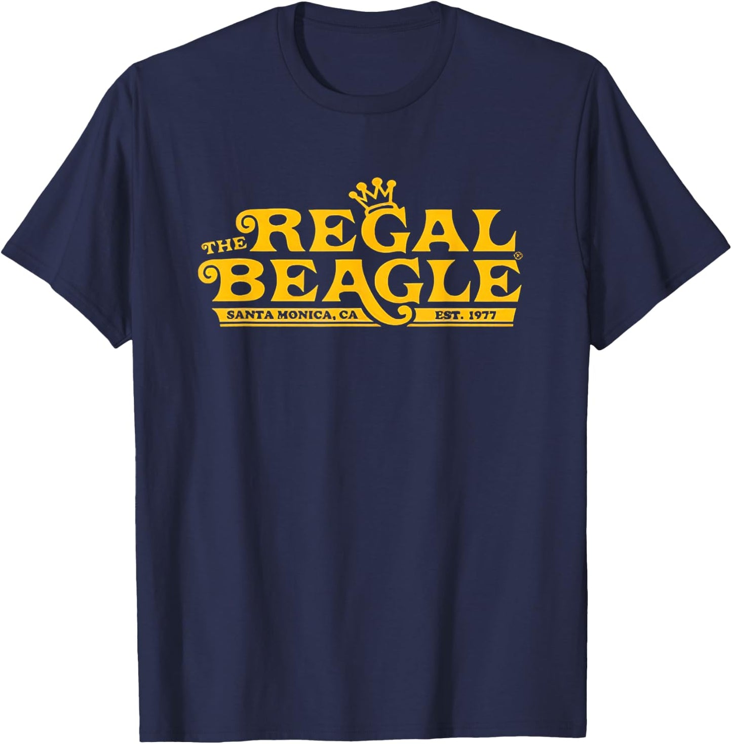 Santa Monica Los Angeles Retro Vintage T-Shirt - T-Shirt | Navy