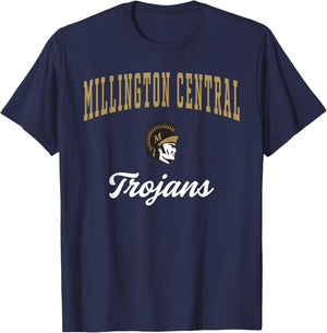 Millington Central High School Trojans T-Shirt - T-Shirt | Navy