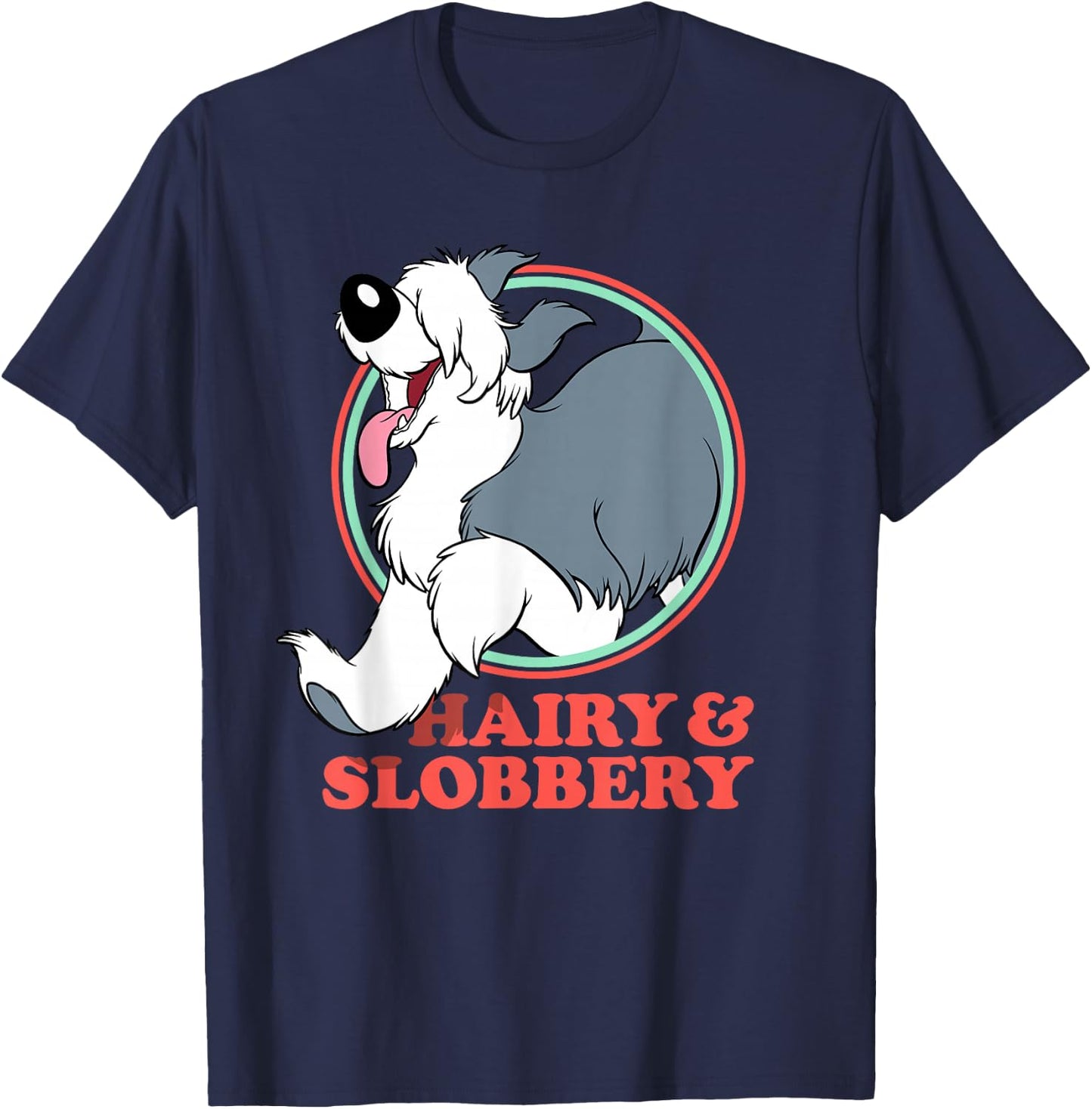 Disney The Little Mermaid Max Hairy & Slobbery T-Shirt - T-Shirt | Navy