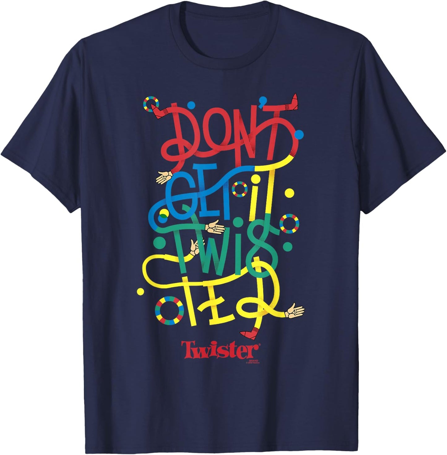 Twister Don't Get It Twisted T-Shirt - T-Shirt | Navy