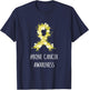 Bone Cancer Attention Shirt | Bone Cancer T-Shirt - T-Shirt | Navy