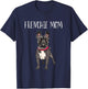 Frenchie Mom Black French Bulldog Mother Funny Women Gift T-Shirt - T-Shirt | Navy