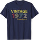 Vintage 1972 53 Year Old Bday Men Women 53rd Birthday T-Shirt - T-Shirt | Navy